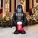 Star Wars 5 FT Darth Vader holding Stocking Airblown Inflatable