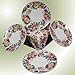 The Queen's Treasures Antique Rose Pattern Fine China Cup Cake Plates