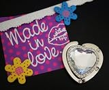 Folding Crystal Clear Heart Valet Purse Hook Handbag Holder By H-m Shop
