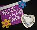 Folding Crystal Clear Heart Valet Purse Hook Handbag Holder By H-m…