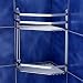 Satina Double Shelf Shower Bathroom Caddy