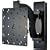 Sanus VisionMount MF110-B1 Tilt/swivel flat-panel TV wall mount with articulating arm