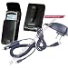 (3 in 1) BlackBerry Omega Black Vertical Case for 8700, 8700g, 8700c, 8703e, 7780, 7750, 7730, 7510, 7520,7290, 7280, 7210, 7500, 7250 + Car Charger + Travel charger