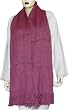 Homemade Christmas Gifts - Red Scarf in Pure Wool India Dress 20 inches x 78 inches (wstl011)