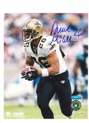 Deuce McAllister Autographed/Hand Signed New Orleans Saints 8x10 Photo