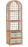 籐家具　飾り棚　W747