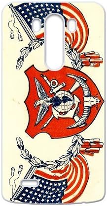 Caseclothing Unique Cute American Flag Skull Pirate Case Sleeve Protector for Phone LG G3 (Laser Technology)