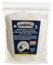 Aloha Nu Certified Organic, Kosher Shredded Coconut, 8-Ounce Bags (Pack of 4)