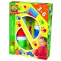 SES creative 00306 - Fingerfarbe 6 Farben je 50 ml