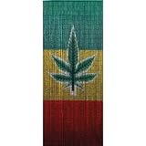 Pot Leaves Bamboo Door Curtain