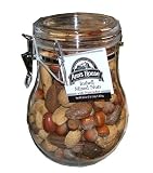 Gourmet Food : Ann's House Inshell Mixed Nuts 50 Ounce Holiday Gift Container with Nutcracker
