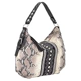 American West Large zip-top slouch hobo with back zipper compartment