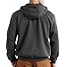 Carhartt Rutland Thermal-Lined Hooded Zip-Front Sweatshirt, Carbon Heather, X-Large Tall