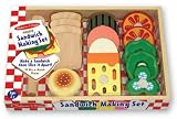 Melissa & Doug Wooden Sandwich-Making Set