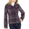 Merona&reg; Women's Wool Peacoat Jacket - Gray Plaid Purple