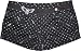 Emily the Strange juniors Ace of Diamonds Black Mini Shorts