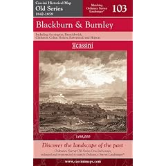 Blackburn and Burnley (Cassini Historical Map, Old Se) by 