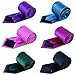 Set of 6 Elegant Neck Ties Mens Business Solid, Woven, Stripes Necktie Tie Mixed Set