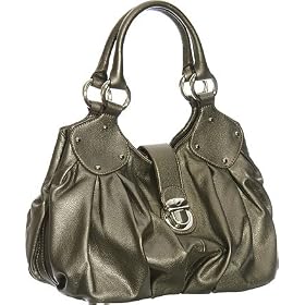Oversized Pushlock Hobo - Black or Purple