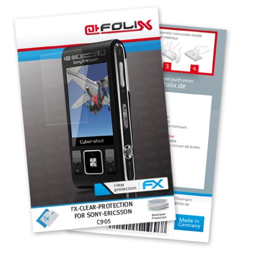 atFoliX FX-Clear Displayschutzfolie f&uuml;r Sony-Ericsson C905 Preisvergleich