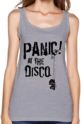 RBKING Women's Panic At The Disco Art Logo Tank Tops S Gray