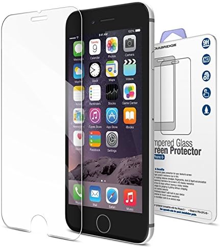 Mediabridge iPhone 6s Plus Screen Protector - Premium Tempered Glass - Anti-Scratch and Anti-Smudge - Easy Install - For iPhone 6 Plus / 6s Plus (Part# PEA-SPG-I6+ )