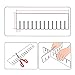 uxcell Plastic DIY Grid Drawer Divider Household Organizer 15 Pcs