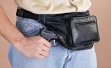 Lambskin Pistol Pouch Black