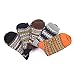 EBMORE Man Thick Wool Crew Winter Socks 5-Pack (Retro),Size 25- 27 cm