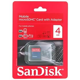 OEM SanDisk MicroSD 4GB TransFlash Memory Card SDSDQ-004G-A11M