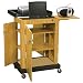Oklahoma Sound SCL-MY Smart Cart Lectern, 28" Width x 41" Height x 21" Depth, Mahogany