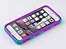 ULAK iPhone 6S Case, iPhone 6 Case, Hybrid Soft Silicone Hard PC Case Anti Slip Heavy Duty High Impact Dust Scratch Shock Resistance Protective Cover for iPhone 6/6S 4.7 Inch, Purple/Blue