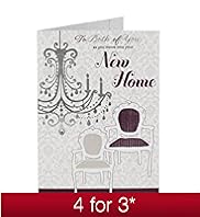 Chandelier New Home Greeting Card
