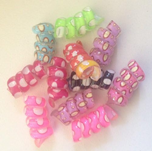 Sidewinder Soft Coils - Polka Dots Mix (Small, 10 Pcs.)