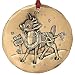 Hand Made in America Reindeer Christmas Ornament