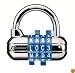 Master Lock 1534D Password Plus Combo Lock in Blue, Yellow, Orange, Red or Silver (Colors Vary), 1-Pack