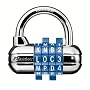 Master Lock 1534D Password Plus Combo Lock in Blue, Yellow, Orange, Red or Silver (Colors Vary), 1-Pack