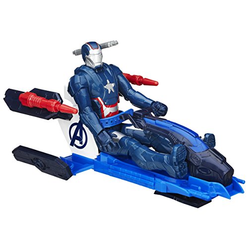 Marvel Avengers Titan Hero Series Iron Patriot Figure with Arc Thruster Jet Vehicle
