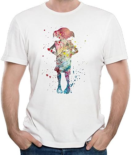 Mens Dobby Harry Potter Round Neck Shirt Fitted