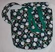Golf Tote Green with Balls, Visor and Scrunchie