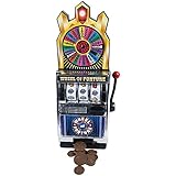 Miniature Wheel Of Fortune Slot Machine Bank - Spin For Savings Or A Jackpot