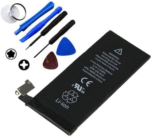 New DUDES 3.7V 1420mAh Lithium-Ion Polymer Internal Battery Replacement (for iPhone 4) With Repair Tools
