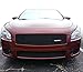 MaxMate 09-13 Nissan Maxima 2PC Combo Horizontal Billet Black Powder Coated Aluminum Grille Grill Insert