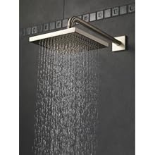 Delta 57740-SS Universal Showering Components, Touch-Clean Raincan Showerhead Assembly, Stainless