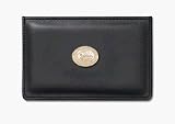 Florida Gators 5/8 2006 Year of the Gator (Gold Plated) on Black Leather Business Card Holder
