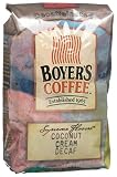 Boyer's Coffee Coconut Cream Decaf, 16-Ounce Bags (Pack of 2)