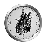 IMAGE OF Modern Wall Clock Grim Reaper Heavy Metal Rock Player