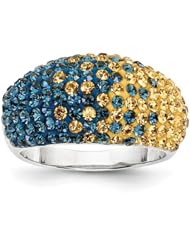 Sterling Silver Swarovski Elements Morgantown Spirit Ring