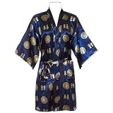 Hapi Coat (short kimono) with Coin Design #50HC0907Blue 51vw4CNTeOL. SL160 Hapi Coat (short kimono) with Coin Design #50HC0907Blue