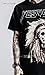 KAFOOLIN Men's T-Shirt of Indian Rap Music Indian Skeleton Kanye west Yeezus